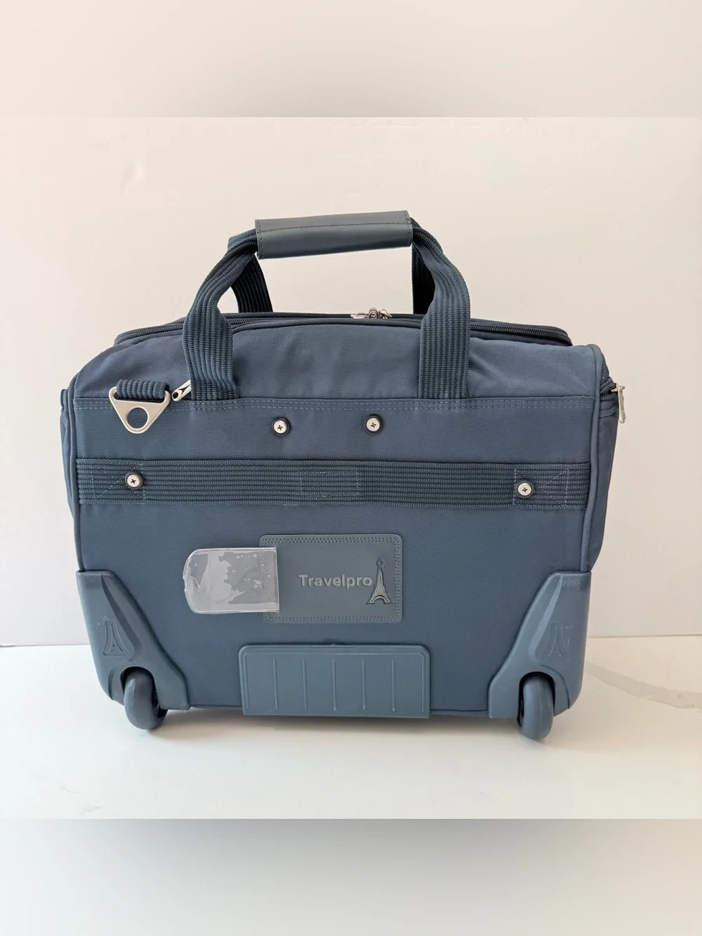 Travelpro Crew 16”Rolling Business Bag Blue Wheeled Carry On Travel Luggage Tote